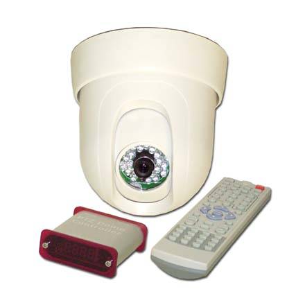 Choice Select Pan Tilt Dome Security Camera with Remote 2400BPS