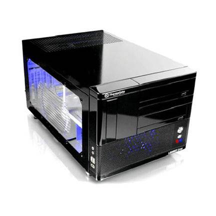 Thermaltake Lanbox lite black, Front USB, iEEE, side window