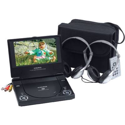 Audiovox D1788PK 7" Slim Line Portable DVD Player