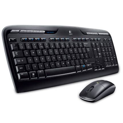 Logitech Wireless Desctop MK300 Keyboard & Optical mouse combo black