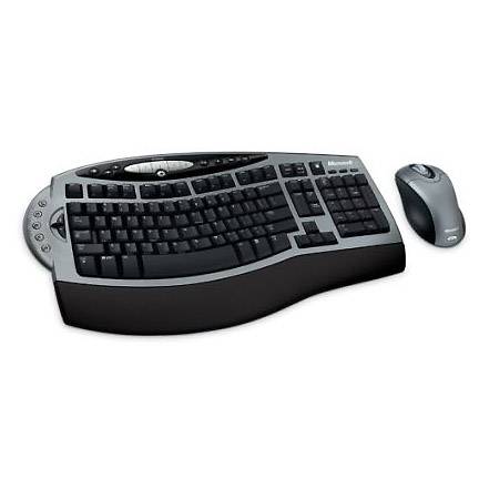 Microsoft Wireless Laser Desktop Keyboard, Optical mouse combo black