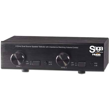 Saga Home Edition Two Zone Dual Source Speaker Selector