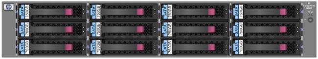 HP StorageWorks MSA60 Storage Array 12x450GB 15K RPM SAS 5.4TB,Dual ps
