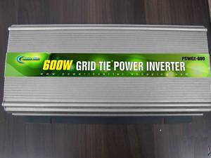 Power Jack 600w/1200w GRID TIE INVERTER,12V DC/110V AC INVERTER