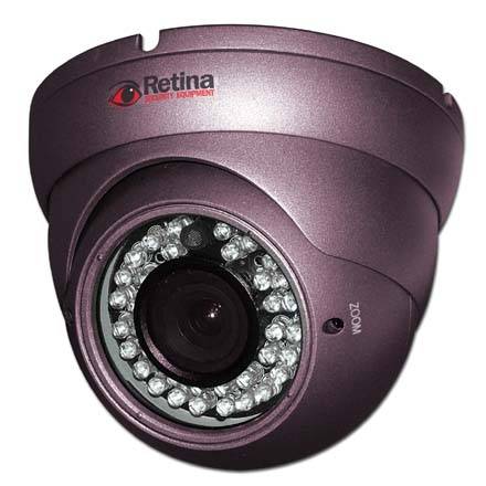 Retina Vandal Proof IR Dome Camera 540TVL Sony