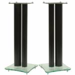 Dayton SSGS24 24" Speaker Stand Pair Square Glass Base