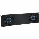 Dayton RP2F3RU Rack Panel 3RU with 2 Fans