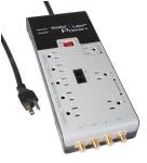 8 Outlet Smart Surge Protector with Dual Coax Protection 2160 Joules