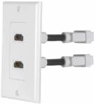 Dayton HDMI-WP2 Dual HDMI Wall Plate