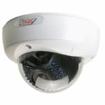 Talos Vandal Dome IR Camera 550 Lines Varifocal Lens