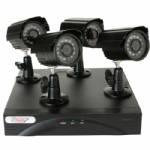 Talos 4-Camera Surveillance Kit w/4 CMOS Cameras 500 GB HDD
