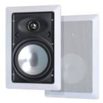 Stellar Labs 6.5'' Premium In-Wall Speaker Pair Aluminum Cone