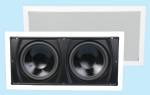 Stellar Labs Dual 8'' 100W In-Wall Subwoofer Poly Cone