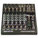 Choice Select Ultra Model MX-8S Audio Mixer 8 in XLR/1/4in LED Meter