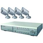 CLOVER PAC0410 4-Channel, 500GB DVR with 4 Day/Night Outdoor Cameras
