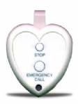 X10 Heart Shaped Personal Assistance Pendant