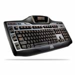 Logitech G15 Gaming Keyboard with LCD panel, prog keys black